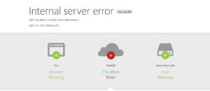 Cloudflare is down